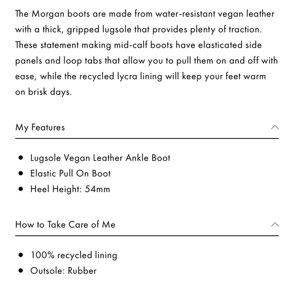 Size 10 Noize Morgan Vegan Leather Boots - Picture 5 of 6